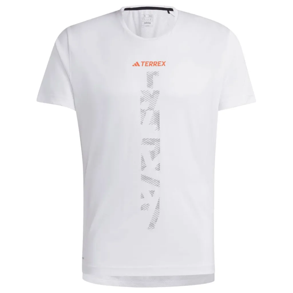 Fitness And Gym Tops*adidas Terrex Agravic Trail Running T-Shirt in White