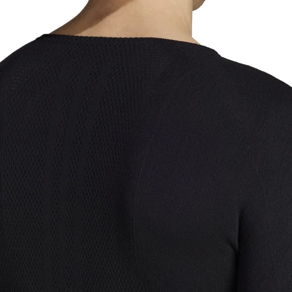 Fitness And Gymwear*adidas Terrex Merino Slim Fit Long Sleeve T-Shirt in Black