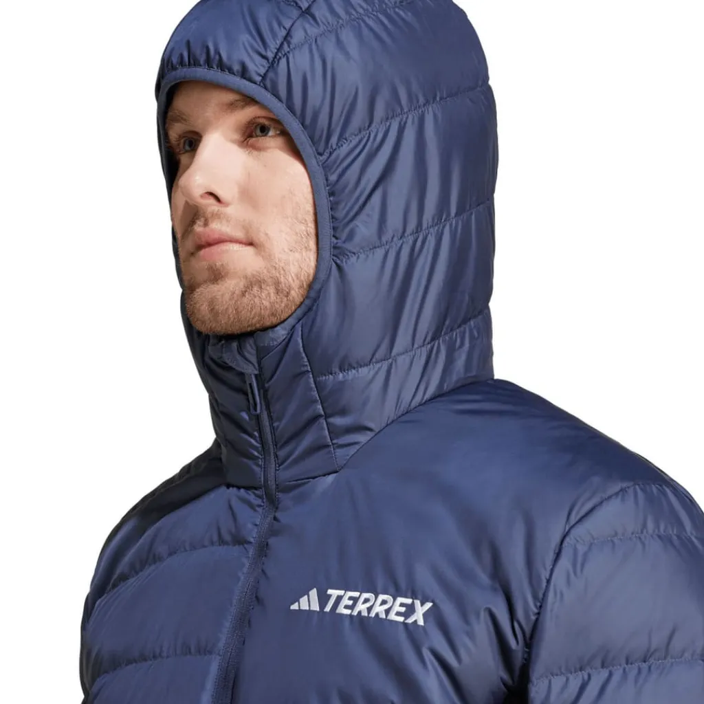 Coats And Jackets*adidas Terrex Multi Light Down Hooded Jacket in Navy