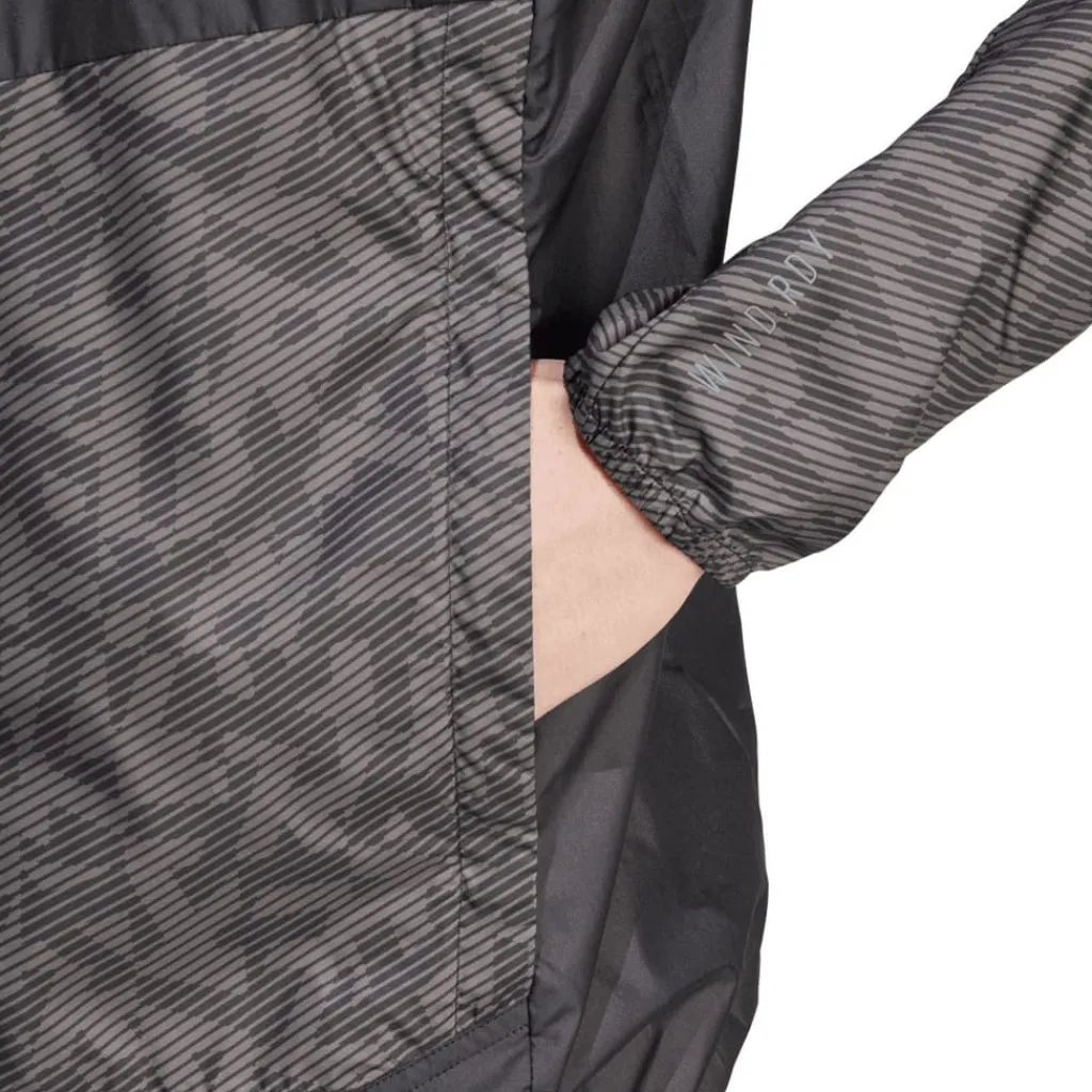 Coats And Jackets*adidas Terrex Trail Running Wind Jacket in Charcoal