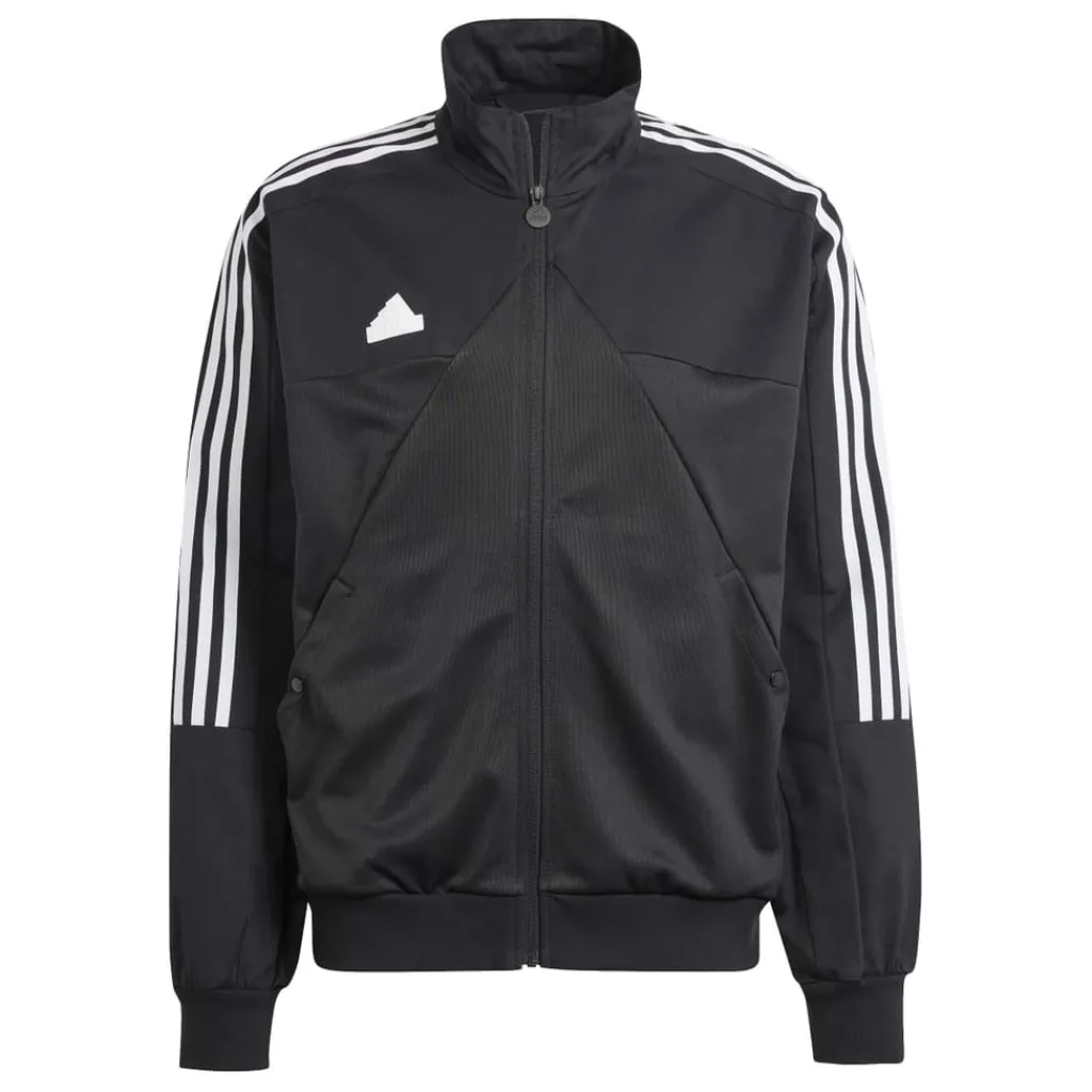 Tracksuits*adidas Tiro Material Mix Track Jacket in Black