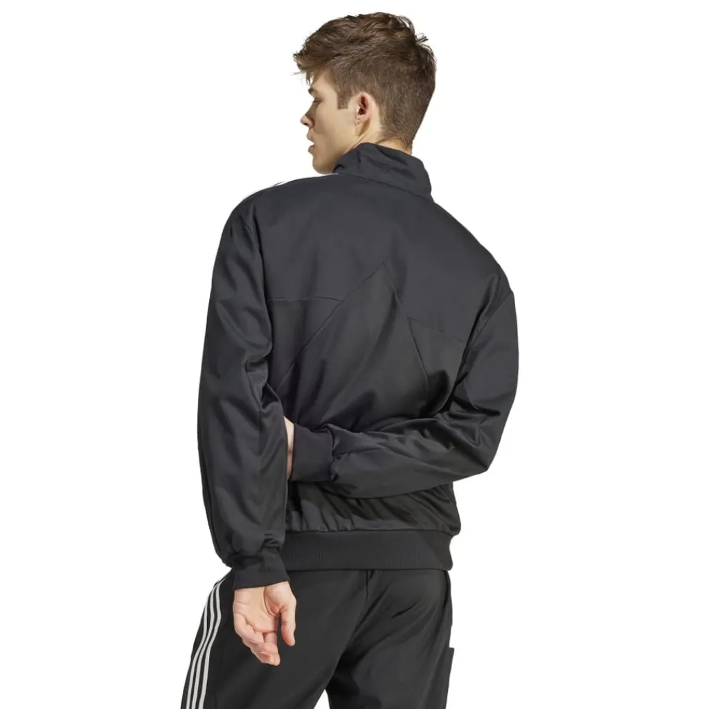 Tracksuits*adidas Tiro Material Mix Track Jacket in Black