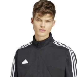 Tracksuits*adidas Tiro Material Mix Track Jacket in Black