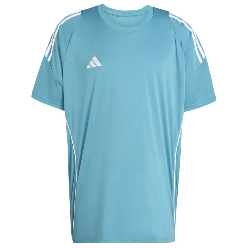 Football And Rugby Clothing*adidas Tiro Slim Fit Crew Neck T-Shirt in Blue