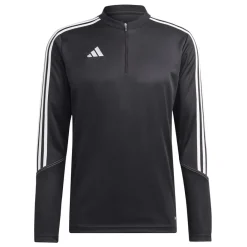 Tracksuits*adidas Tiro23 Zip Neck Athletic Sweatshirt in Black