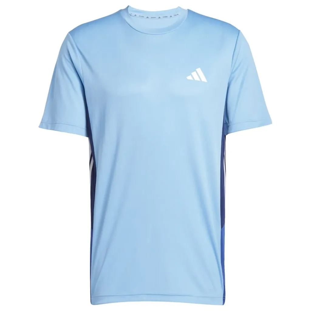 Fitness And Gymwear*adidas Train Essentials Colourblock T-Shirt Adults in Blue
