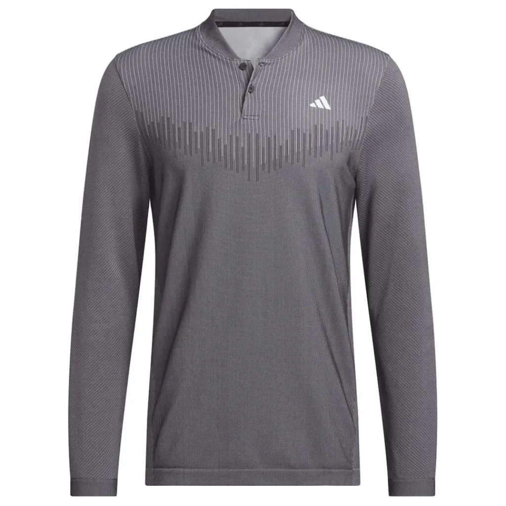 Fitness And Gym Tops|Fitness And Gymwear*adidas Ultimate365 Tour Primeknit Long Sleeve Polo Shirt in Black