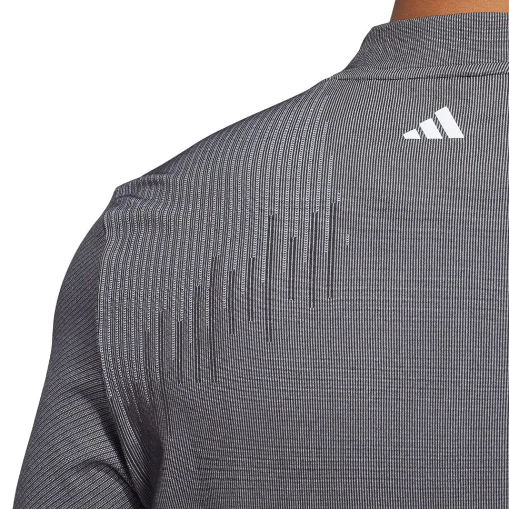 Fitness And Gym Tops|Fitness And Gymwear*adidas Ultimate365 Tour Primeknit Long Sleeve Polo Shirt in Black