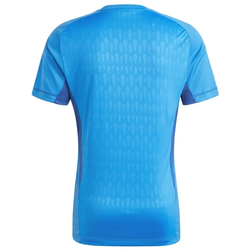 Football And Rugby Clothing*adidas V-Neck Regular Fit Short Sleeve Shirt in Blue