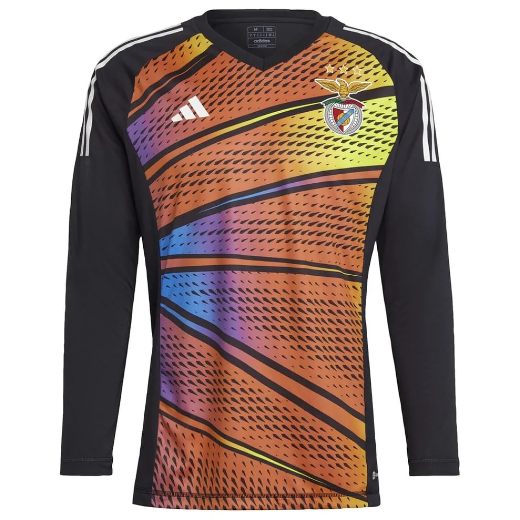 Football And Rugby Clothing*adidas V-Neck Slim Fit Long Sleeve Shirt in Black