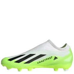 Football Boots*adidas X Crazyfast League Laceless Firm Ground Football Boots in White
