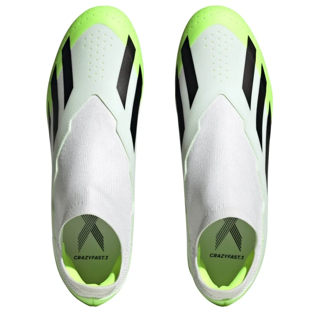 Football Boots*adidas X Crazyfast League Laceless Firm Ground Football Boots in White