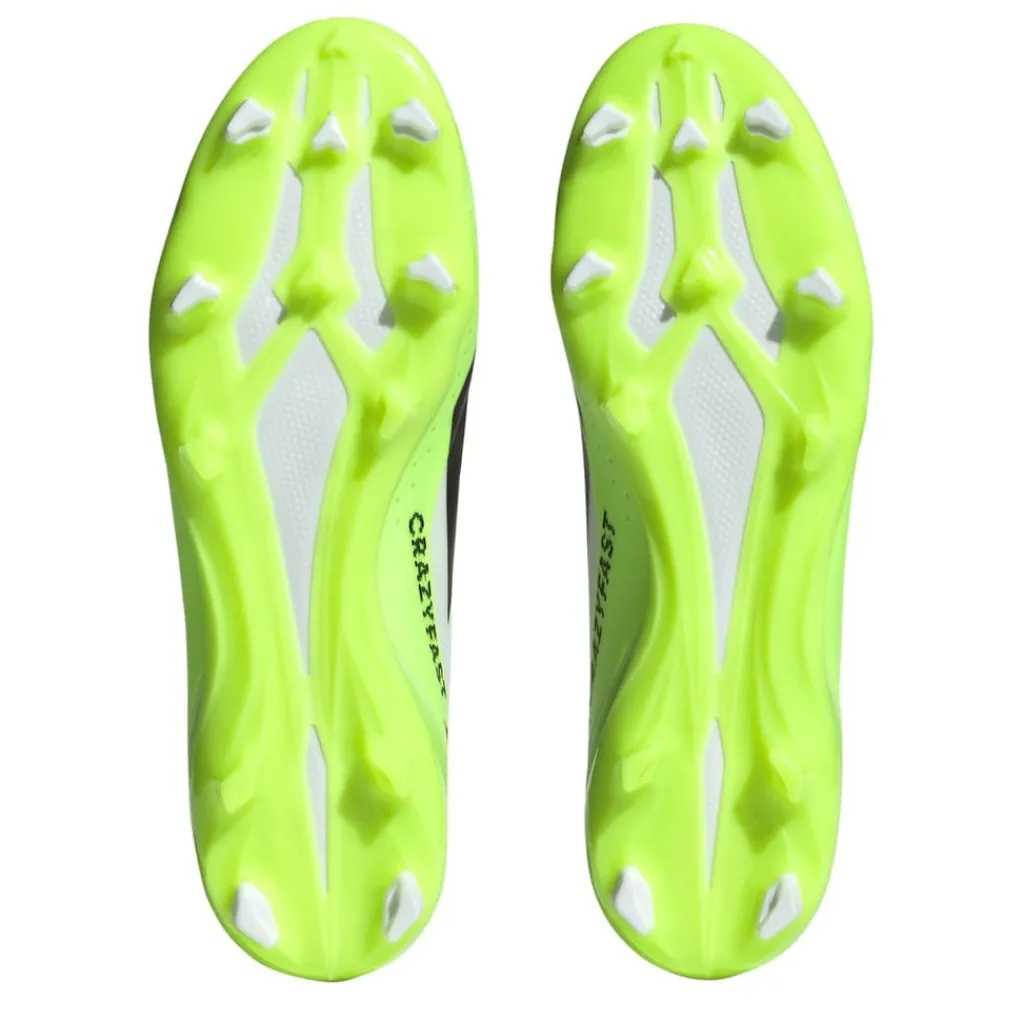 Football Boots*adidas X Crazyfast League Laceless Firm Ground Football Boots in White