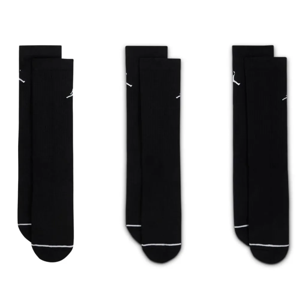 Underwear And Socks*Air Jordan Everyday Crew Socks (3 Pairs) in Black