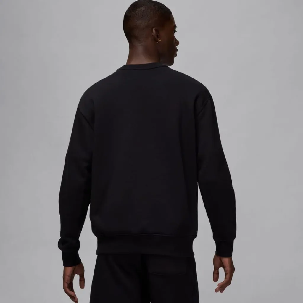 Sweatshirts*Air Jordan Mens Essentials Fleece Crew in Black