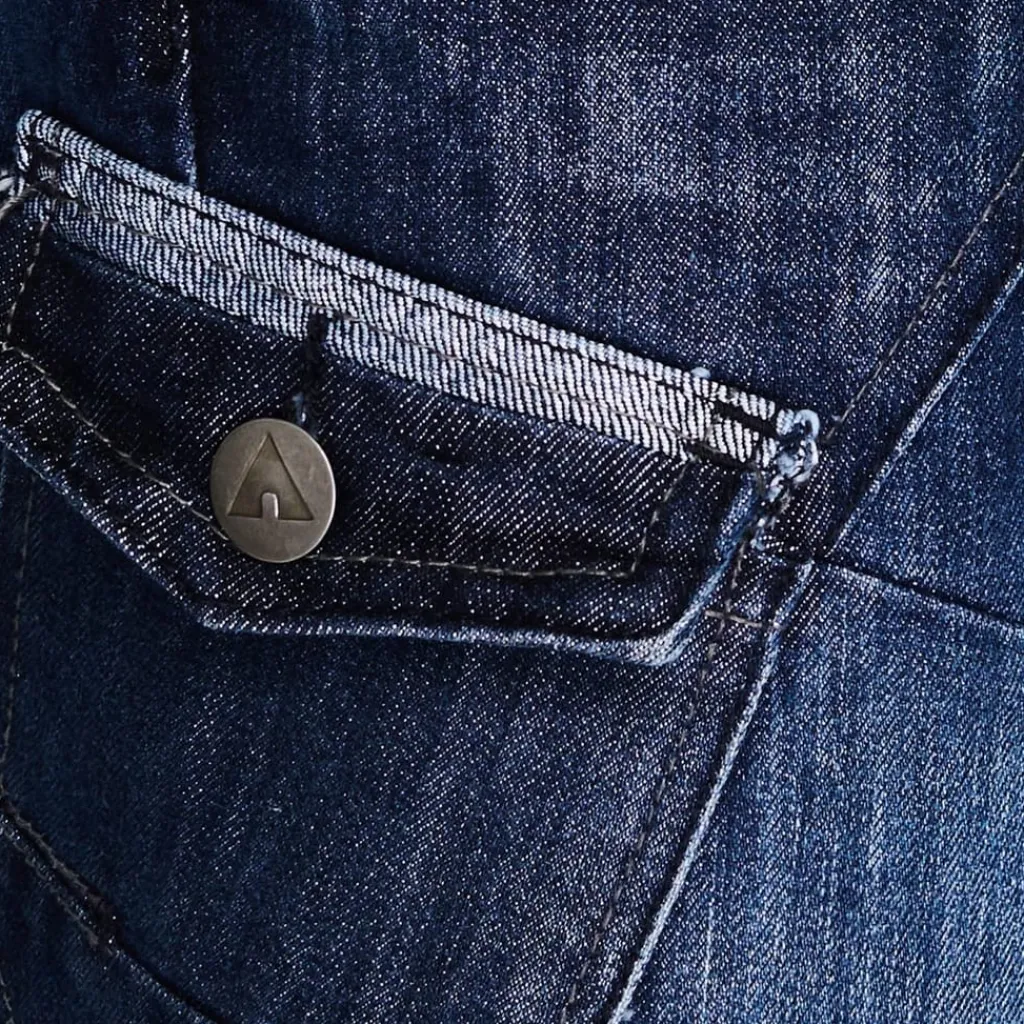 Jeans*Airwalk Mens Belted Cargo Jeans in Blue