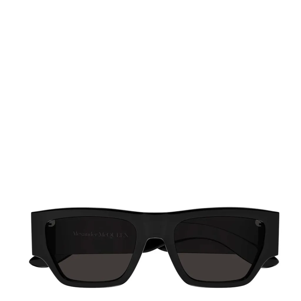 Sunglasses*Alexander McQueen Logo Sunglasses in Black