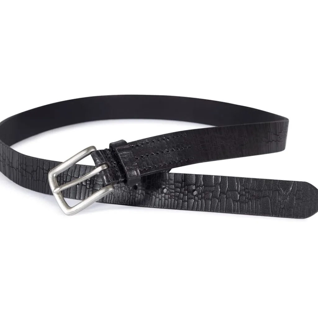 Belts*AllSaints 30mm Crkd Belt in Black