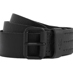 Belts*AllSaints 35mm Flat Strap in Black
