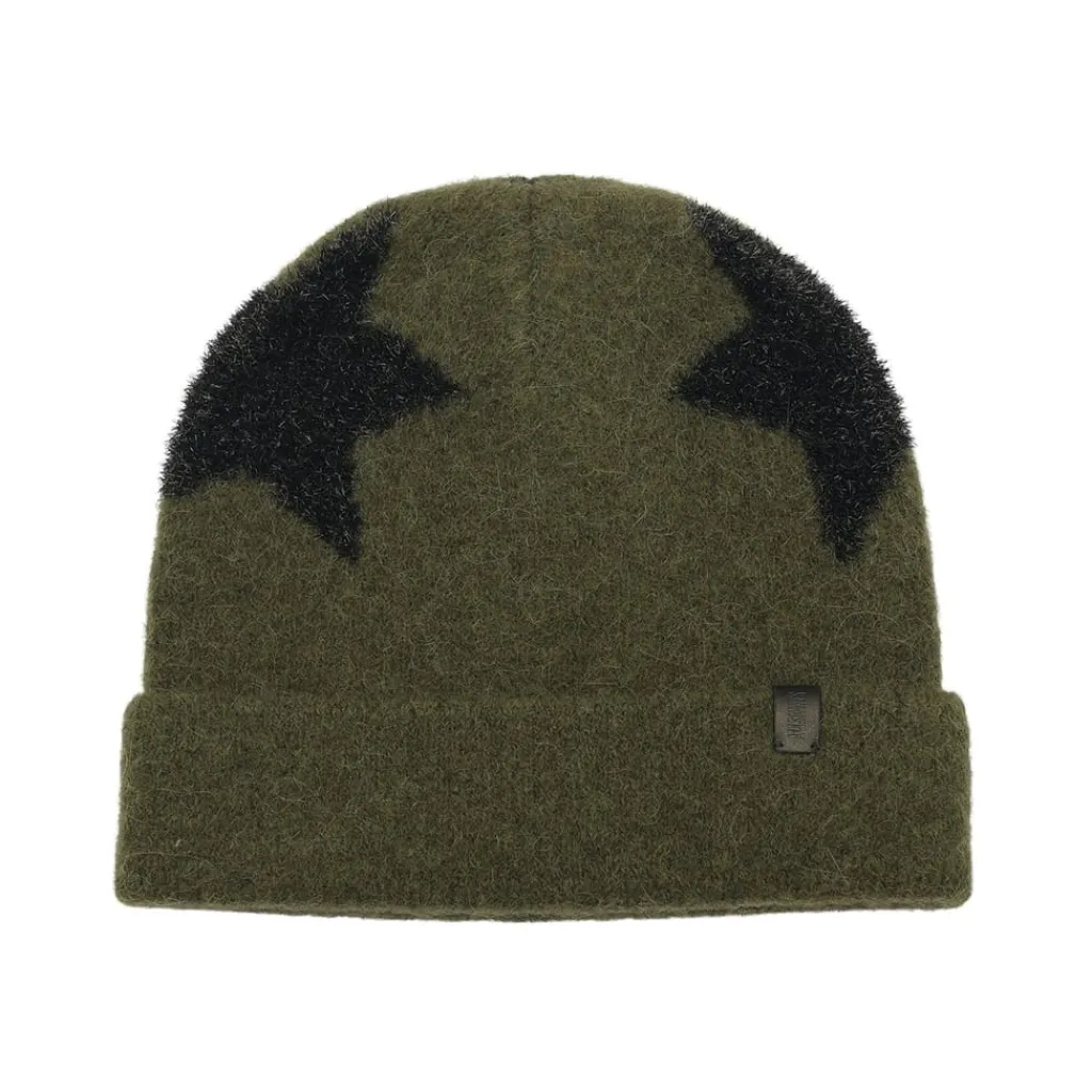 Caps-Hats*AllSaints Mtlc Str Beanie in Green