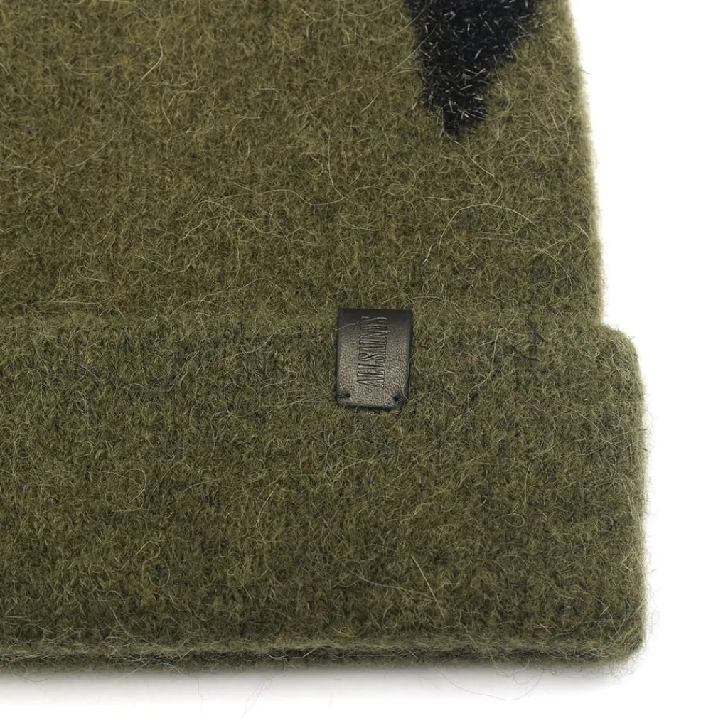 Caps-Hats*AllSaints Mtlc Str Beanie in Green