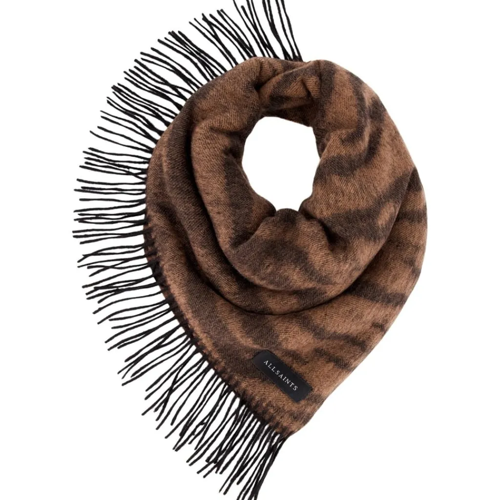Gloves-Scarves-Umbrellas*AllSaints Oblong Scarf in Neutral