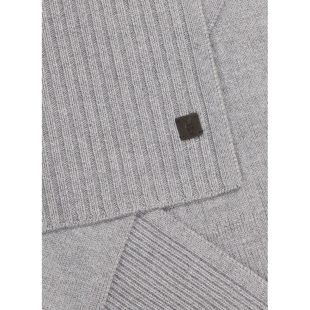 Gloves-Scarves-Umbrellas*AllSaints Rib Mix Scarf in Grey