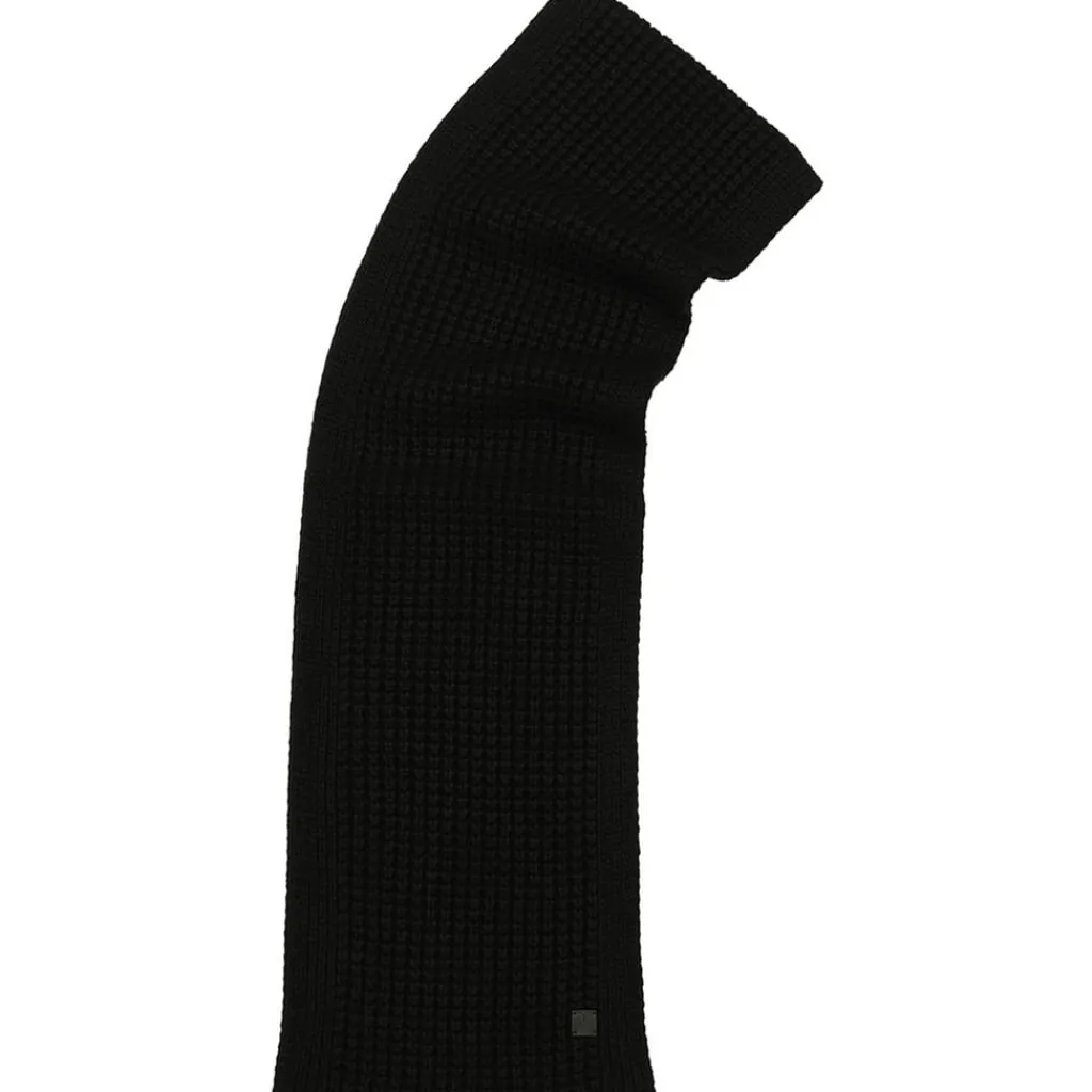 Gloves-Scarves-Umbrellas*AllSaints Waffl Knt Scarf in Black