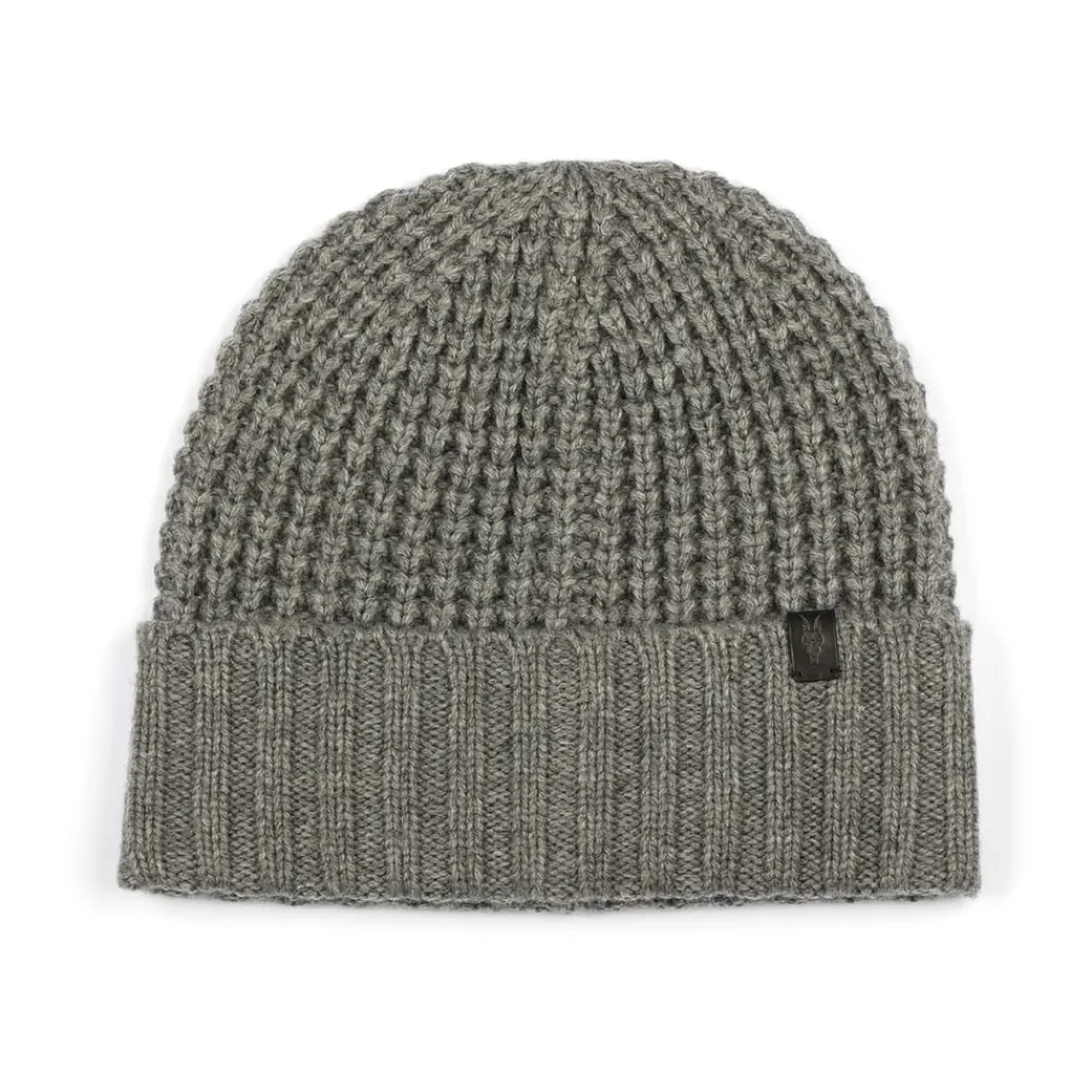 Caps-Hats*AllSaints Wfl Stch Beanie in Grey