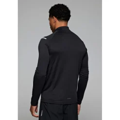 Fitness And Gymwear*ALTRYN Mens Pike Tech Quarter Zip Top in Black