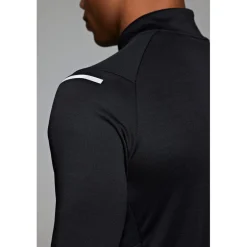 Fitness And Gymwear*ALTRYN Mens Pike Tech Quarter Zip Top in Black