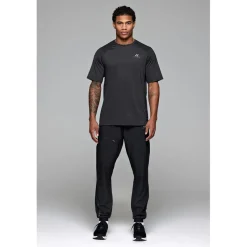 Fitness And Gymwear*ALTRYN Rydal Training Space Dye T-Shirt in Grey