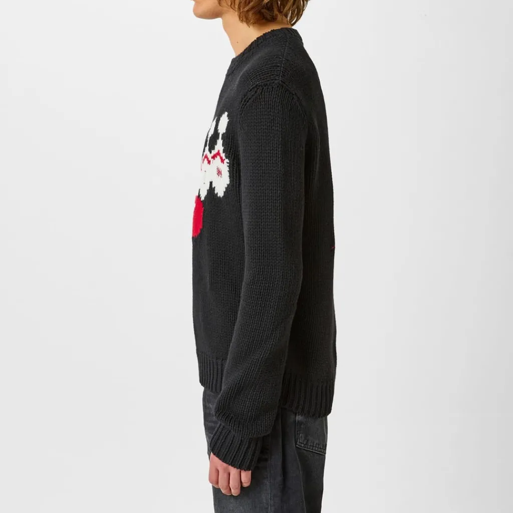 Knitwear*Amiri Bowling Crewneck Jumper in Black