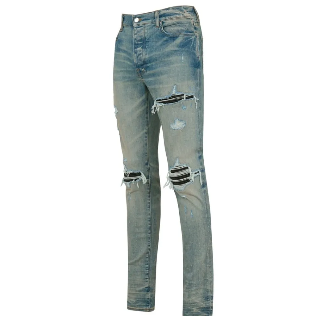 Jeans*Amiri Mx 1 Distressed Jeans in Blue