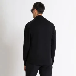 Shirts*Antony Morato FiT-Shirt In Cotton Blend With Pockets in Black