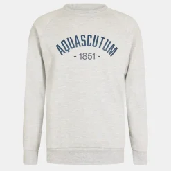 Hoodies*Aquascutum Crest Crw in Grey