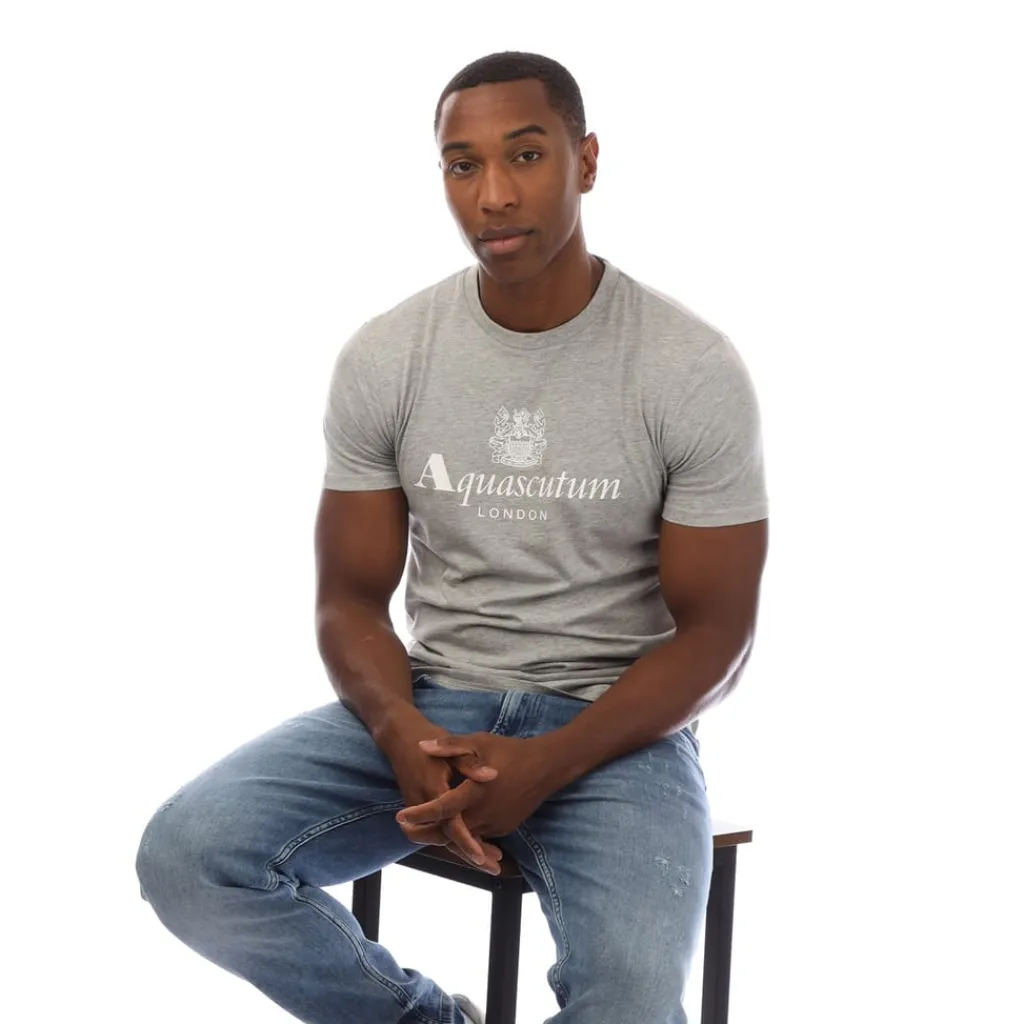 T-Shirts And Vests*Aquascutum Logo Tee in Multi