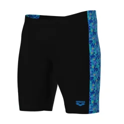 Fitness And Gym Shorts*Arena Mens Pooltiles Jammer Swim Shorts in black blue