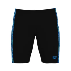 Fitness And Gym Shorts*Arena Mens Pooltiles Jammer Swim Shorts in black blue
