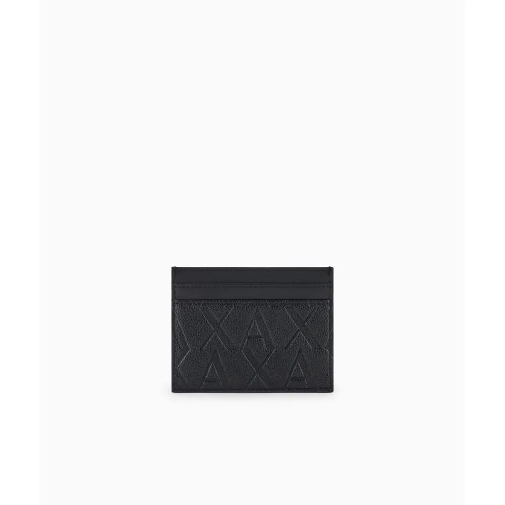 Wallets*Armani Exchange Card Holder in Black