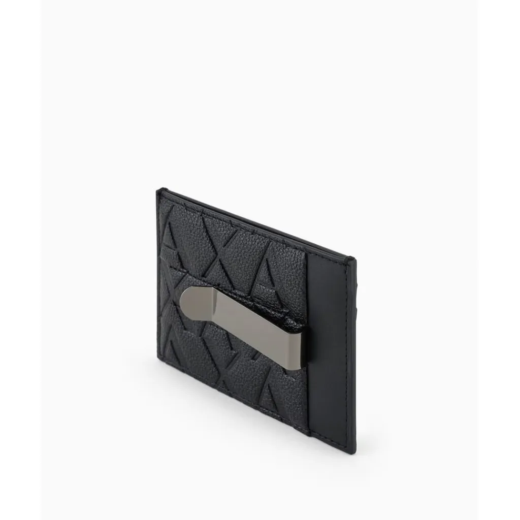 Wallets*Armani Exchange Card Holder in Black
