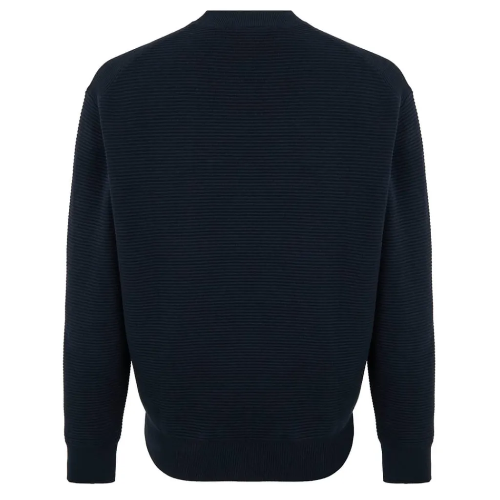 Knitwear*Armani Exchange Crew Neck Regular Fit Pullover in Blue