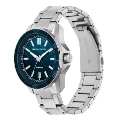 Jewellery-Watches*Armani Exchange Exchange Mens Three Hand Date, Stainless Steel Watch, Ax1950 in Silver