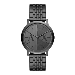 Jewellery-Watches*Armani Exchange Exchange Two Hand Stainless Steel Watch in Black