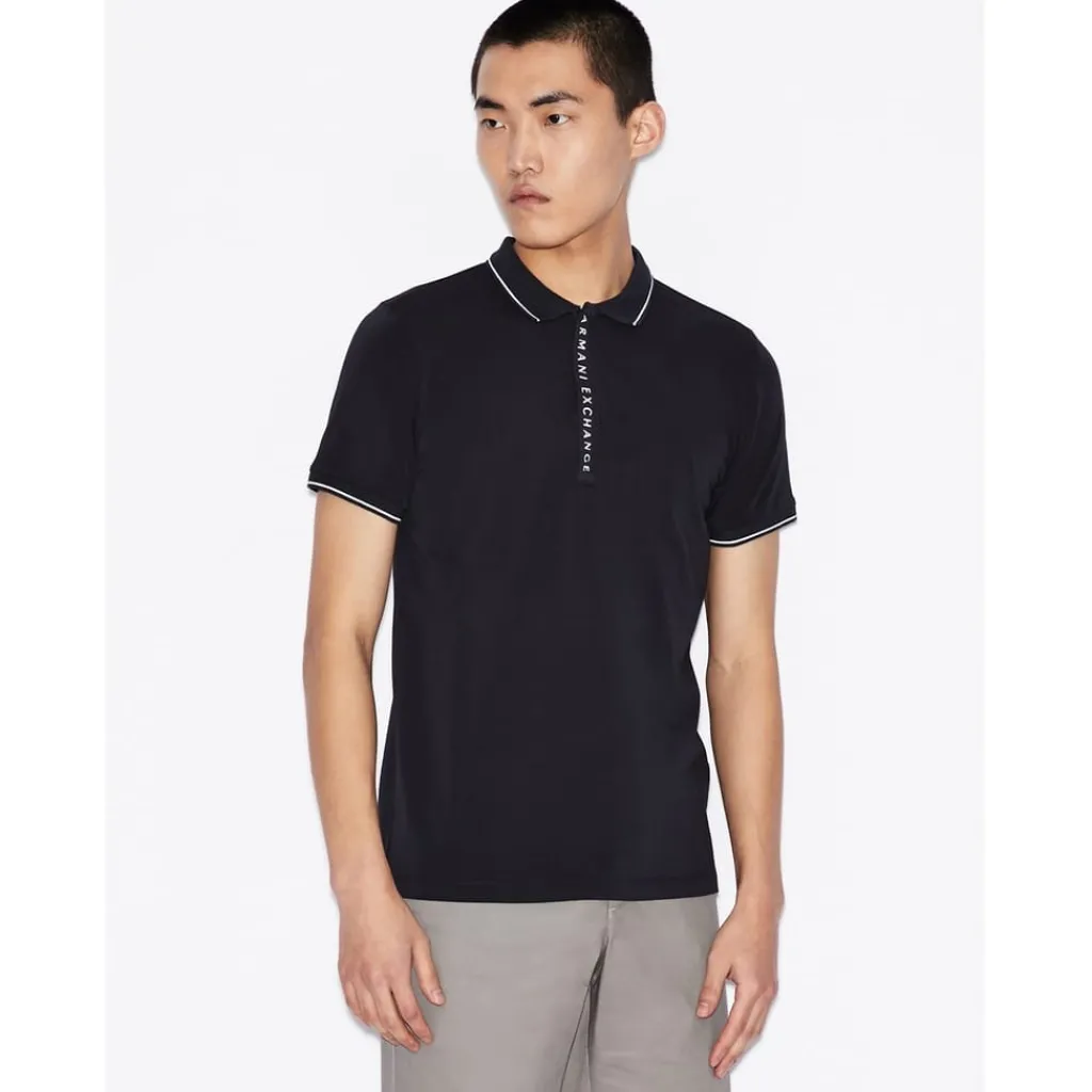 Polo Shirts*Armani Exchange Exchange Polo in Black