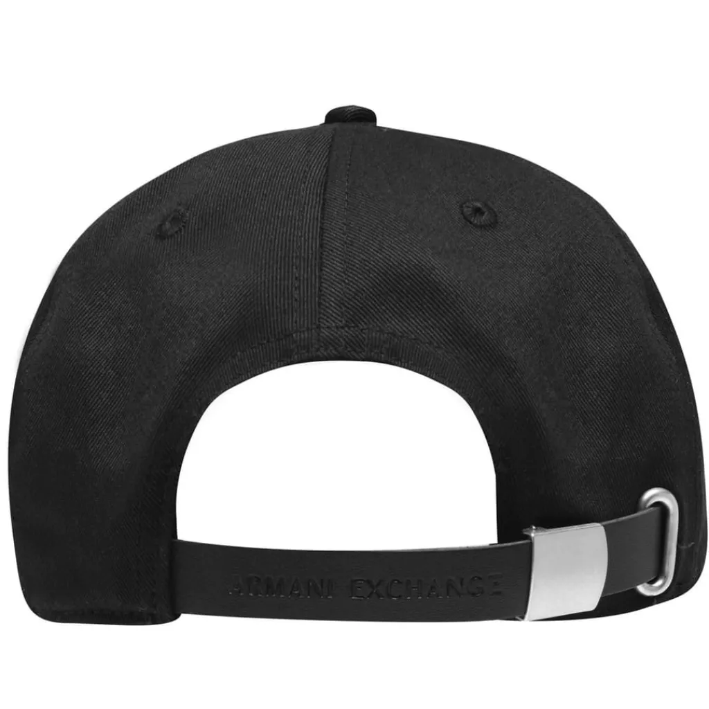 Caps-Hats*Armani Exchange Logo Baseball Cap in Black