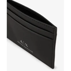Wallets*Armani Exchange Logo Cardholder in Black