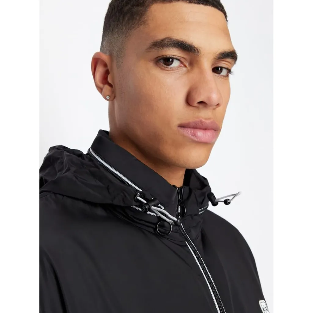 Coats And Jackets*Armani Exchange Mens Exchange Patch Logo Jacket in Black