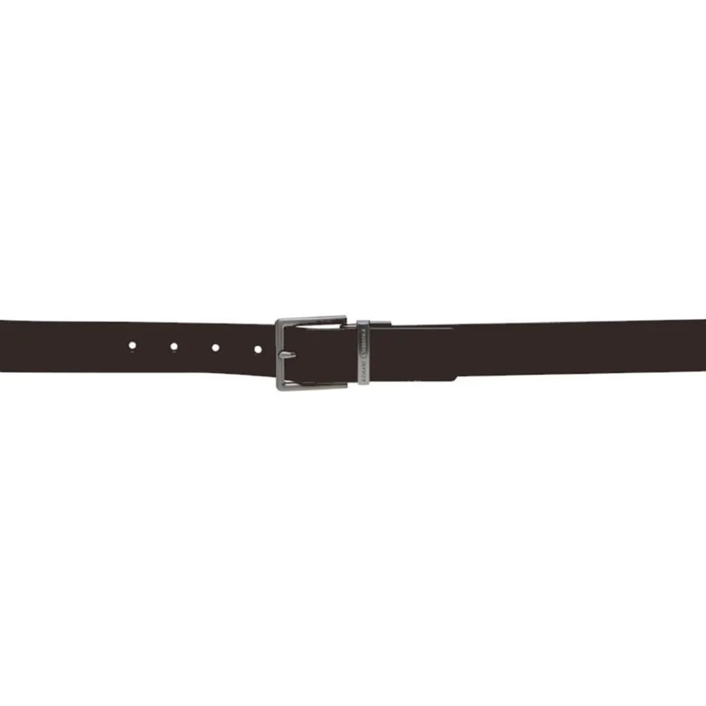 Belts*Armani Exchange Metal Tab Belt in Multi