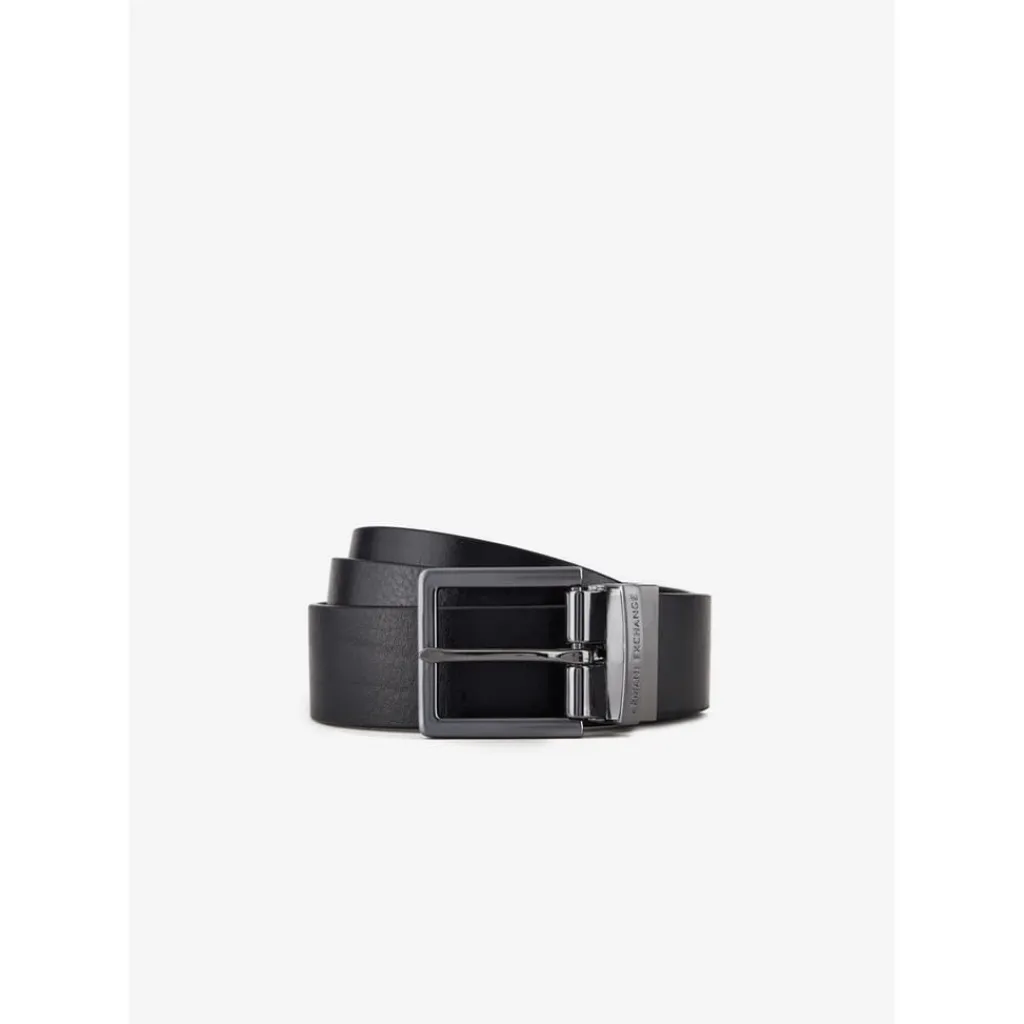 Belts*Armani Exchange Metal Tab Belt in Multi